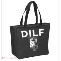 DILF SHIRT (DAMN I LOVE FREEDOM) DAD SHIRT Tote Bag thumb 2