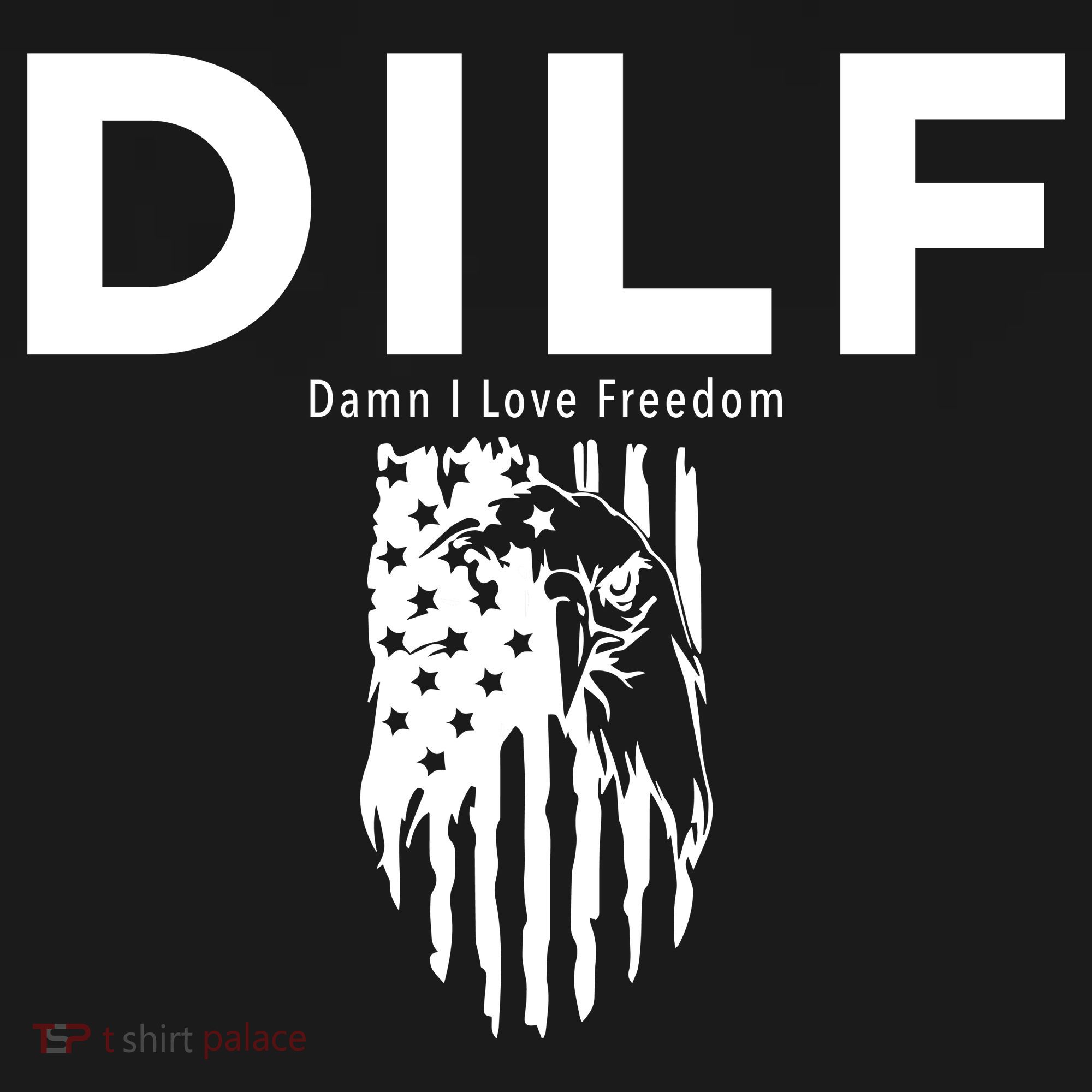 DILF SHIRT (DAMN I LOVE FREEDOM) DAD SHIRT Tote Bag