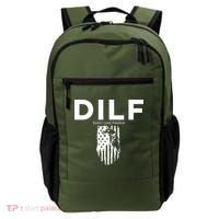 DILF SHIRT (DAMN I LOVE FREEDOM) DAD SHIRT Backpack thumb 0