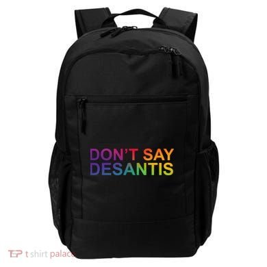 Dont Say Desantis Florida LGBTQ Rainbow Backpack