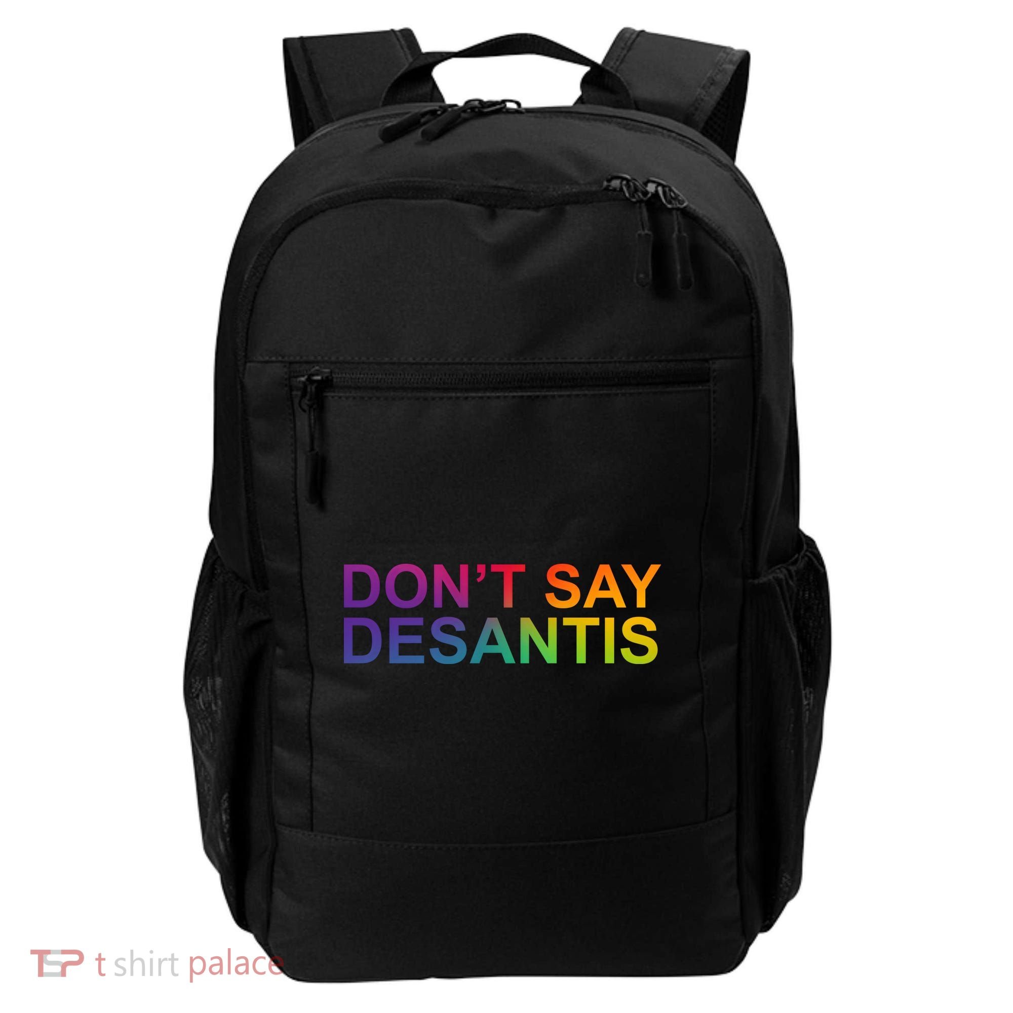 Dont Say Desantis Florida LGBTQ Rainbow Backpack