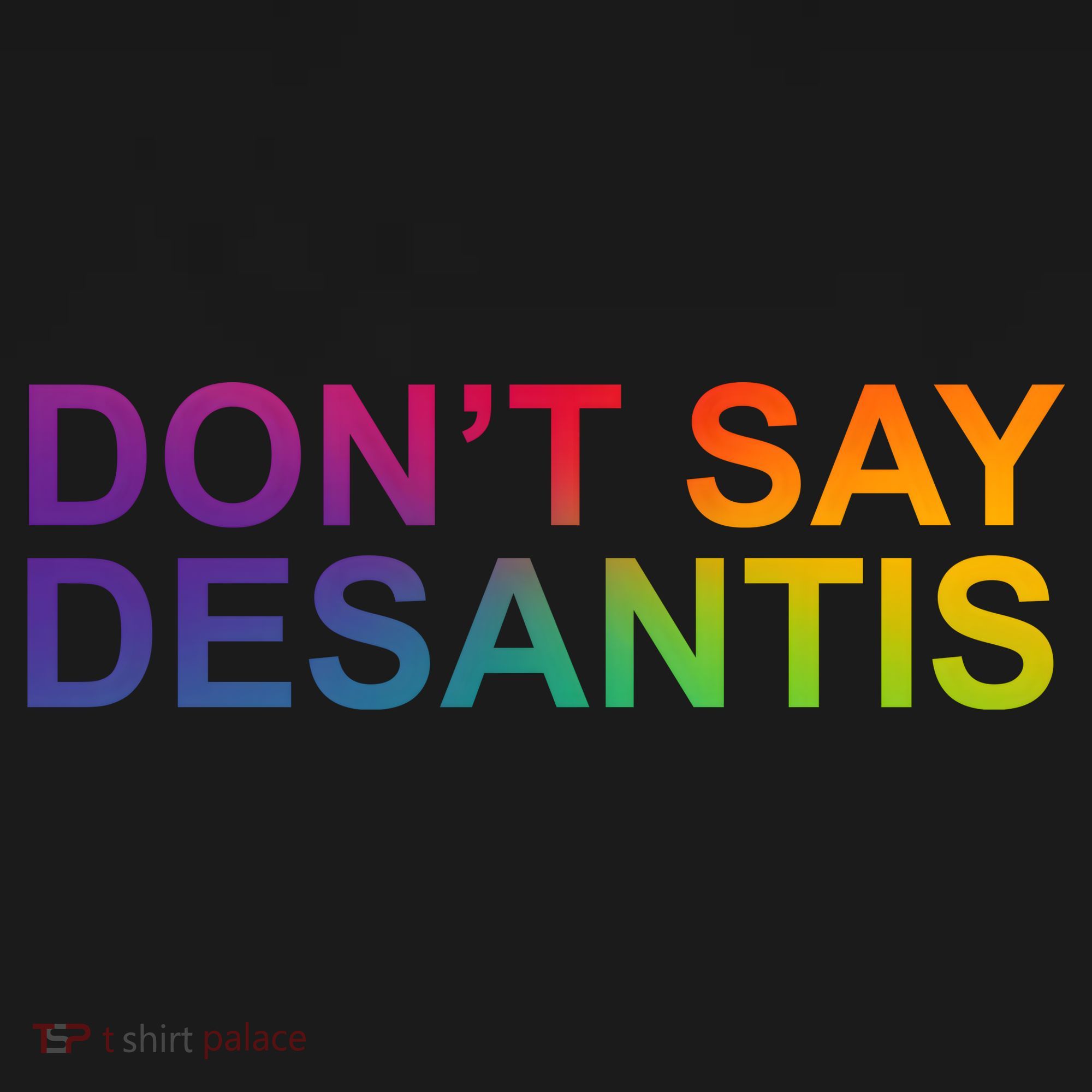 Dont Say Desantis Florida LGBTQ Rainbow Tote Bag
