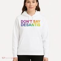 Dont Say Desantis Florida LGBTQ Rainbow Hoodie thumb 5