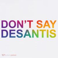 Dont Say Desantis Florida LGBTQ Rainbow Sweatshirt thumb 3