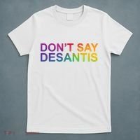 Dont Say Desantis Florida LGBTQ Rainbow T-Shirt thumb 5