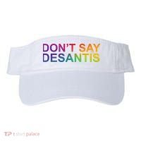Dont Say Desantis Florida LGBTQ Rainbow Visor thumb 0
