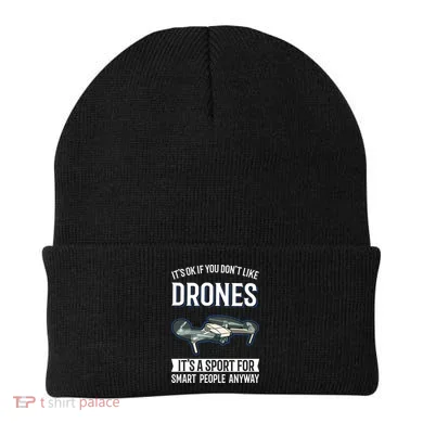 Drones Saying Drone Pilot Gift Beanie