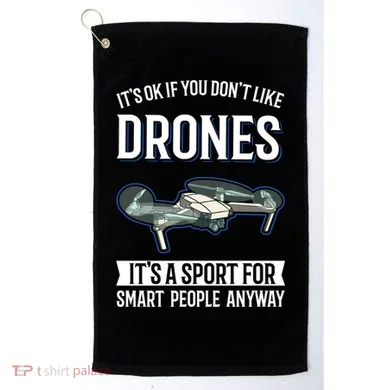 Drones Saying Drone Pilot Gift Golf Towel
