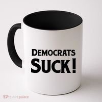 Democrats Suck Coffee Mug thumb 0