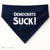 Democrats Suck USA-Made Doggie Bandana thumb 0