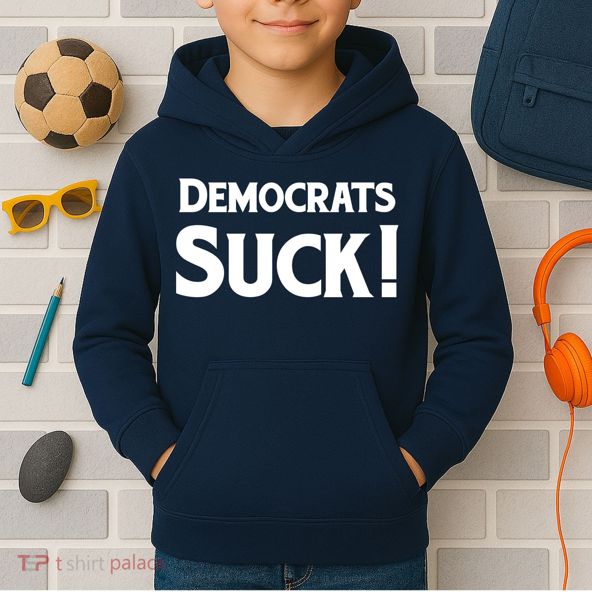 Democrats Suck Kids Hoodie