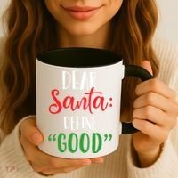 Dear Santa Define Good I Can Explain Funny Christmas Gift Coffee Mug thumb 3