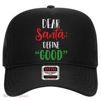 Dear Santa Define Good I Can Explain Funny Christmas Gift Hat thumb 0