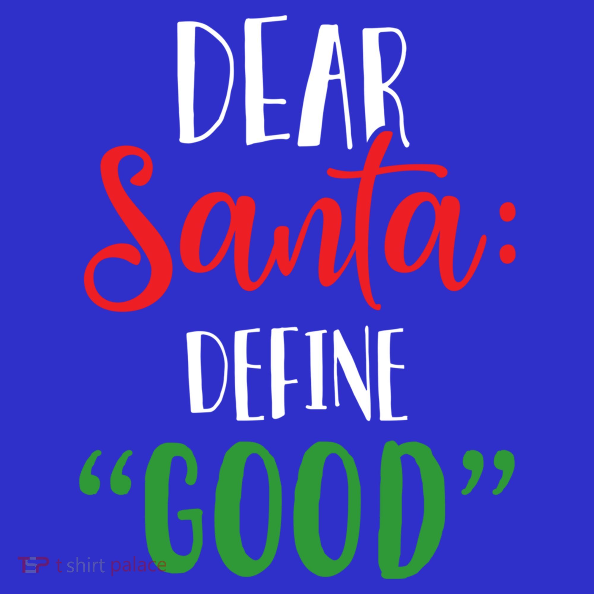 Dear Santa Define Good I Can Explain Funny Christmas Gift Visor