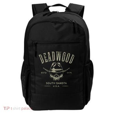 D.E.A.D.W.O.O.D. South Dakota Usa Distressed Design Souvenir Backpack