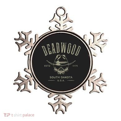 D.E.A.D.W.O.O.D. South Dakota Usa Distressed Design Souvenir Ornament