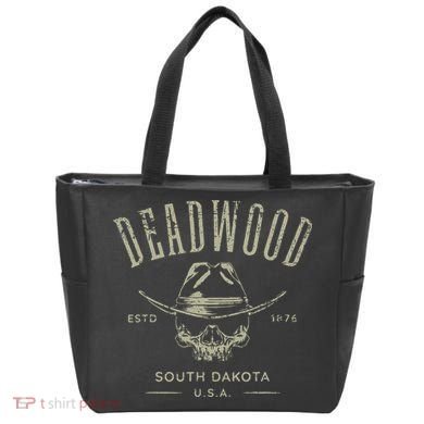 D.E.A.D.W.O.O.D. South Dakota Usa Distressed Design Souvenir Tote Bag
