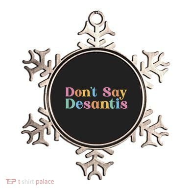 Dont Say Desantis Retro Ornament