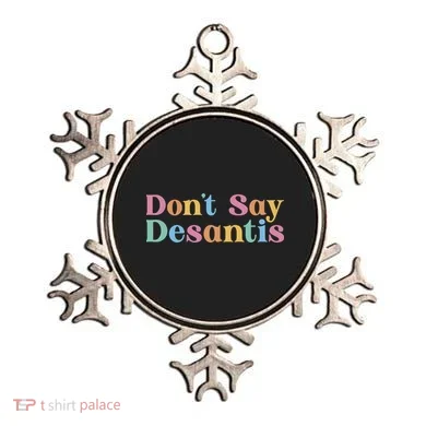 Dont Say Desantis Retro Ornament