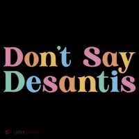 Dont Say Desantis Retro Ornament thumb 1