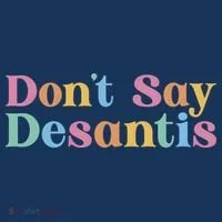 Dont Say Desantis Retro Doggie Tank thumb 4