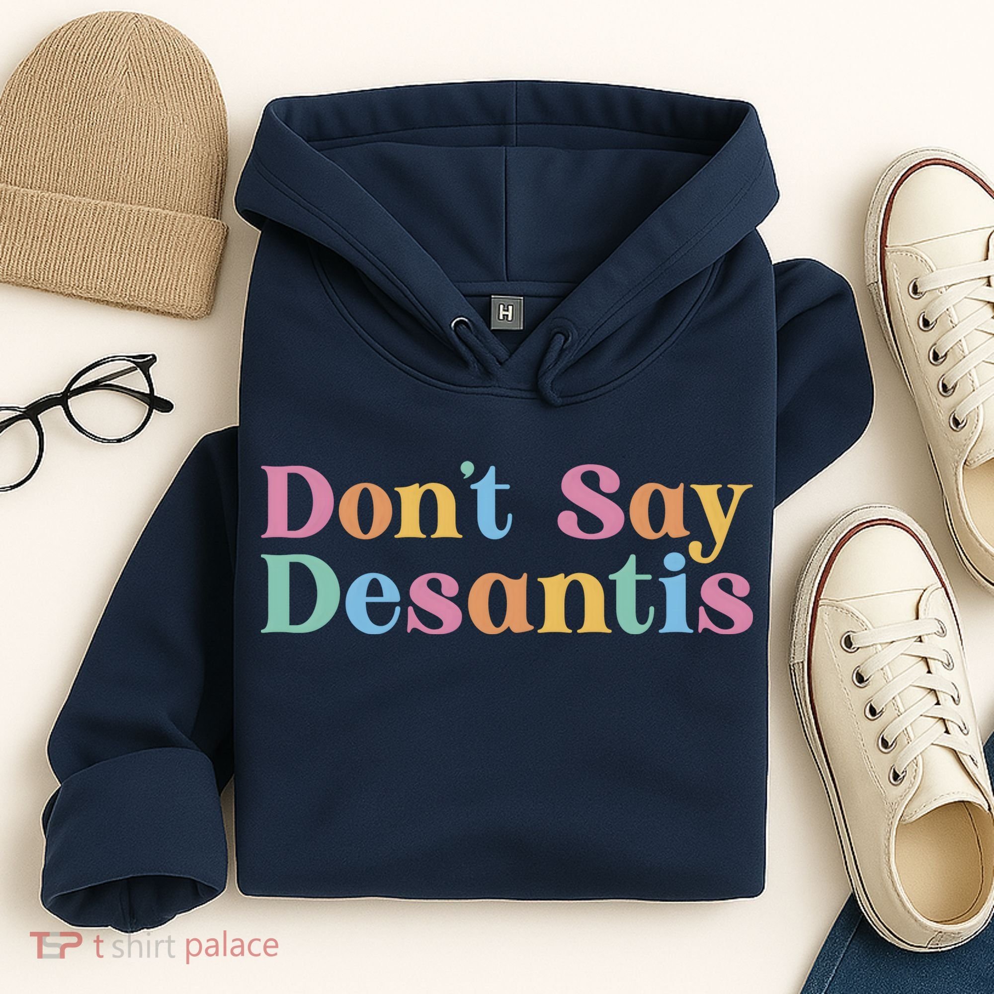 Dont Say Desantis Retro Hoodie