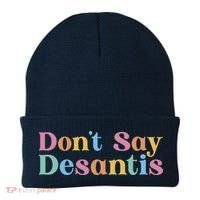 Dont Say Desantis Retro Beanie thumb 0