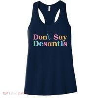 Dont Say Desantis Retro Women's Tank Top thumb 0
