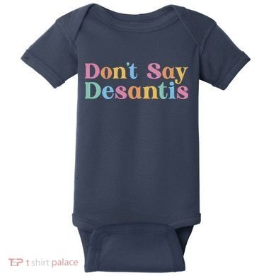 Dont Say Desantis Retro Baby Bodysuit