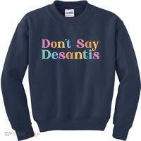 Dont Say Desantis Retro Kids Sweatshirt thumb 0
