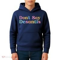 Dont Say Desantis Retro Kids Hoodie thumb 4