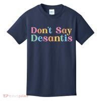 Dont Say Desantis Retro Kids T-Shirt thumb 0