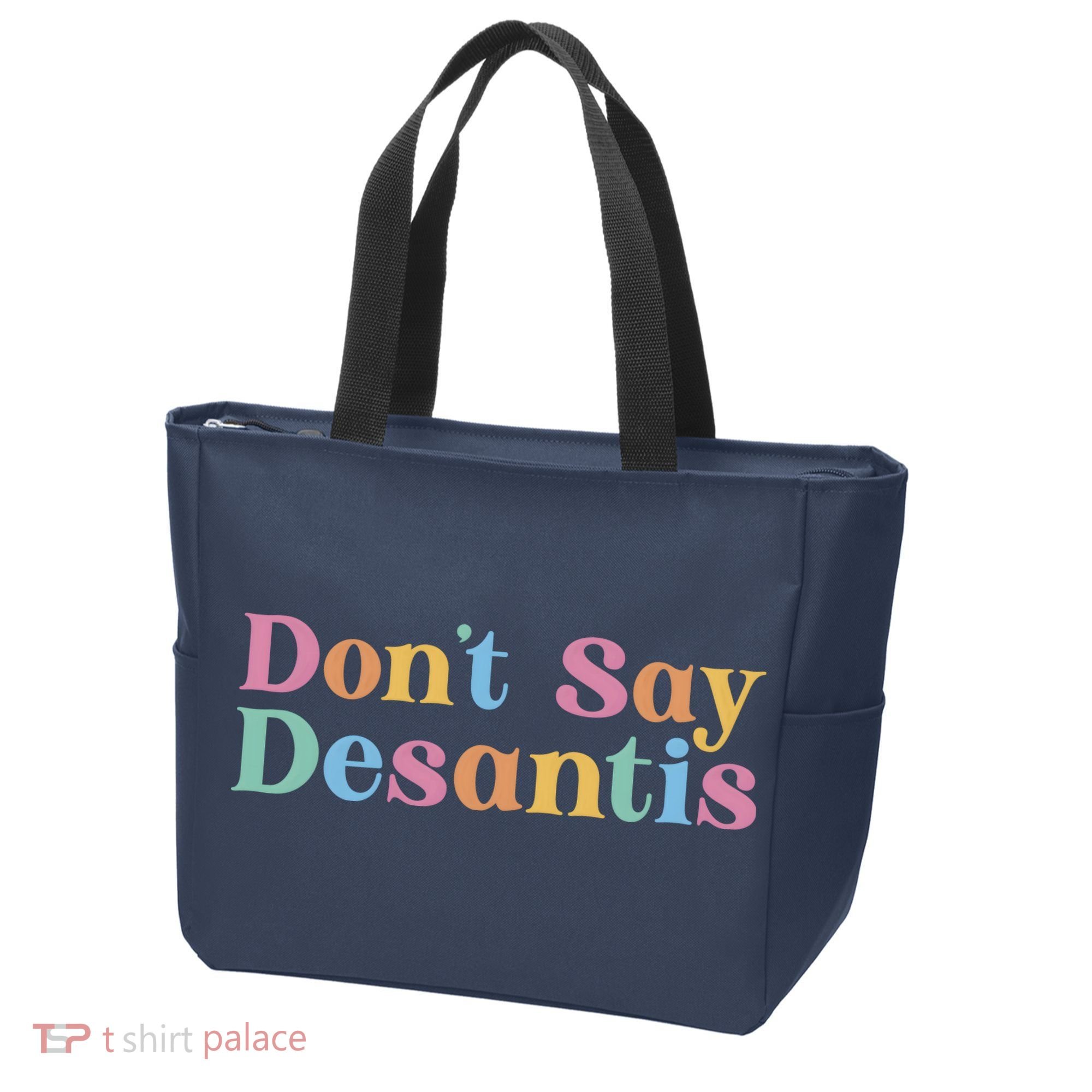 Dont Say Desantis Retro Tote Bag