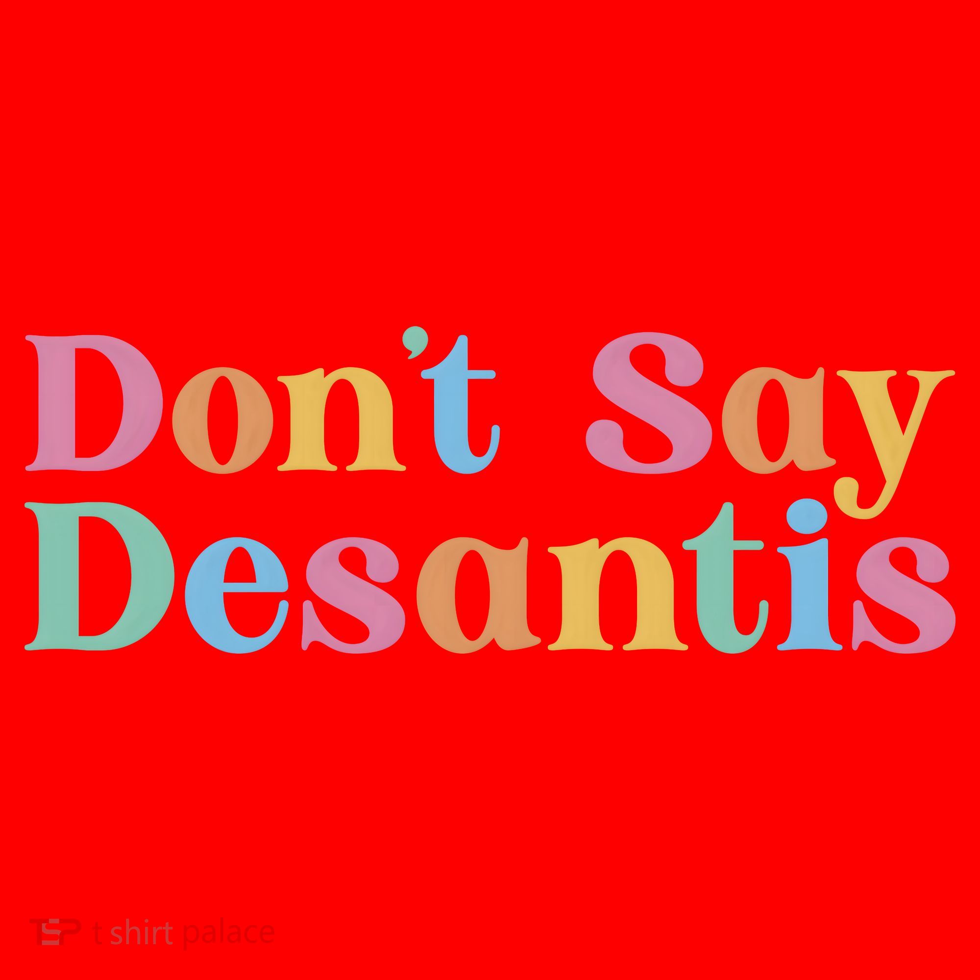 Dont Say Desantis Retro Santa Hat