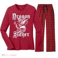 Dragon Slayer Women's Long Sleeve Flannel Pajama Set  thumb 0