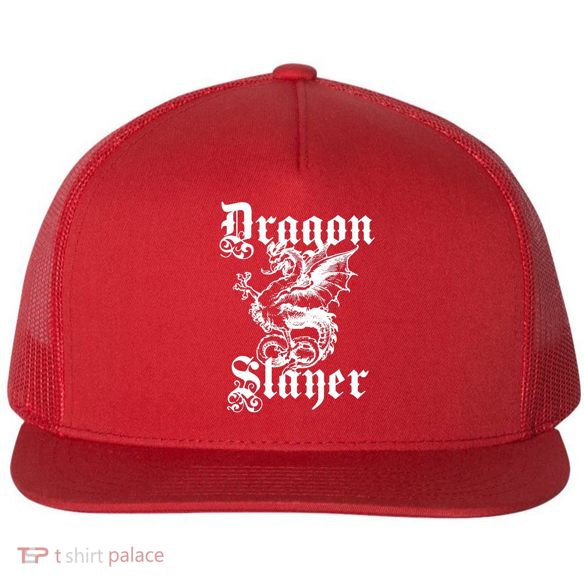 Dragon Slayer Flat Bill Trucker Hat