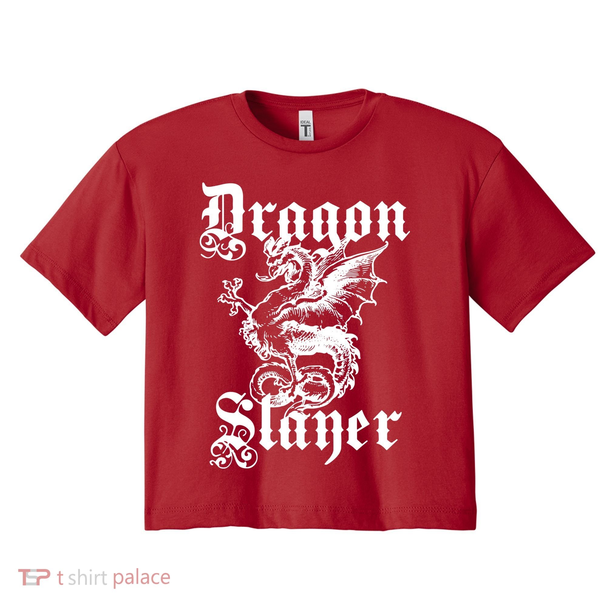 Dragon Slayer Women's Crop Top Tee