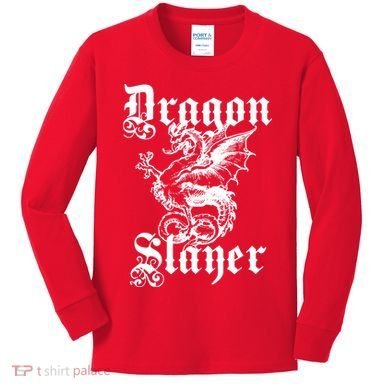Dragon Slayer Kids Long Sleeve Shirt
