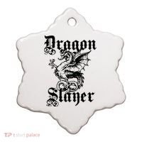 Dragon Slayer Ceramic Ornament thumb 0