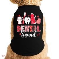 Dental Squad Dental Gift Assistant Dentist Happy Valentine's Day Gift Doggie Tank thumb 0
