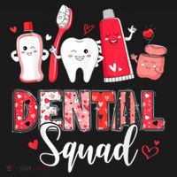 Dental Squad Dental Gift Assistant Dentist Happy Valentine's Day Gift Women's Hoodie thumb 2