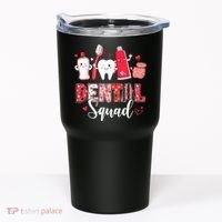 Dental Squad Dental Gift Assistant Dentist Happy Valentine's Day Gift Tumbler thumb 0