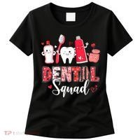 Dental Squad Dental Gift Assistant Dentist Happy Valentine's Day Gift Women's T-Shirt thumb 0