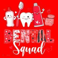 Dental Squad Dental Gift Assistant Dentist Happy Valentine's Day Gift Santa Hat thumb 1