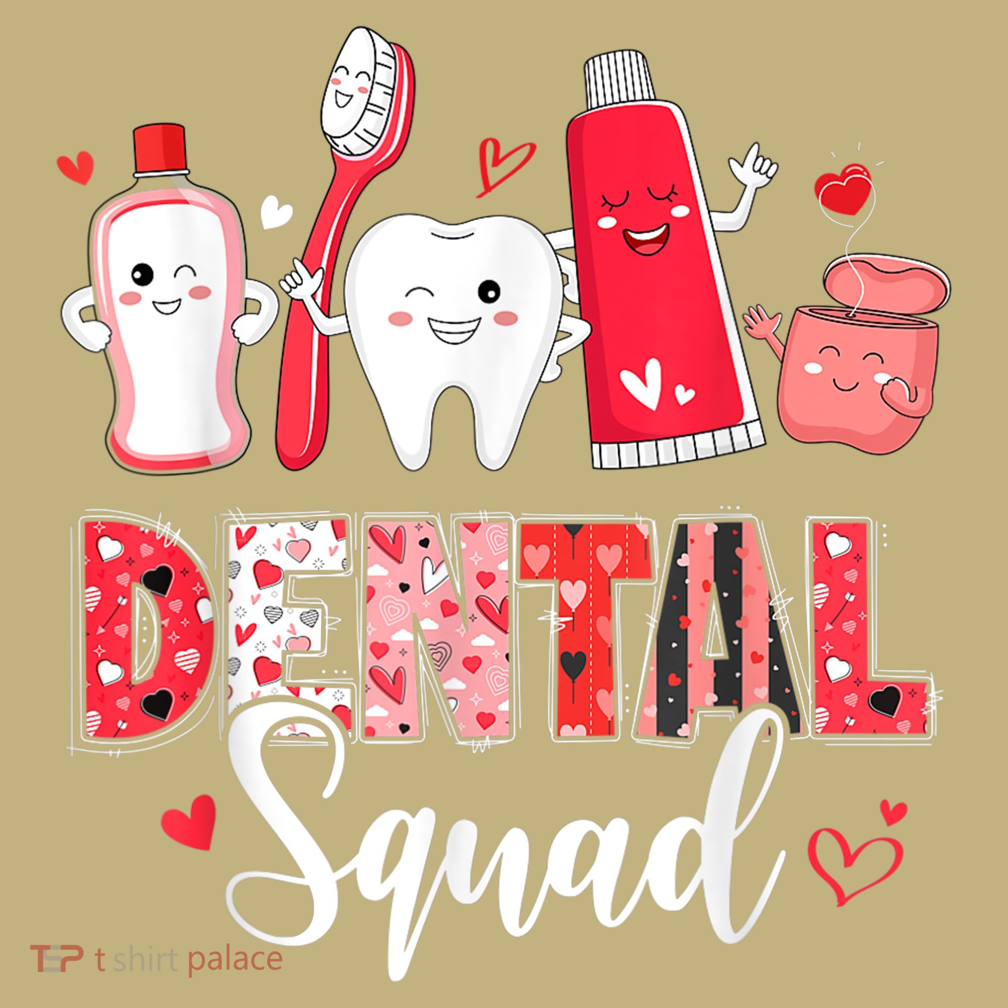 Dental Squad Dental Gift Assistant Dentist Happy Valentine's Day Gift Button