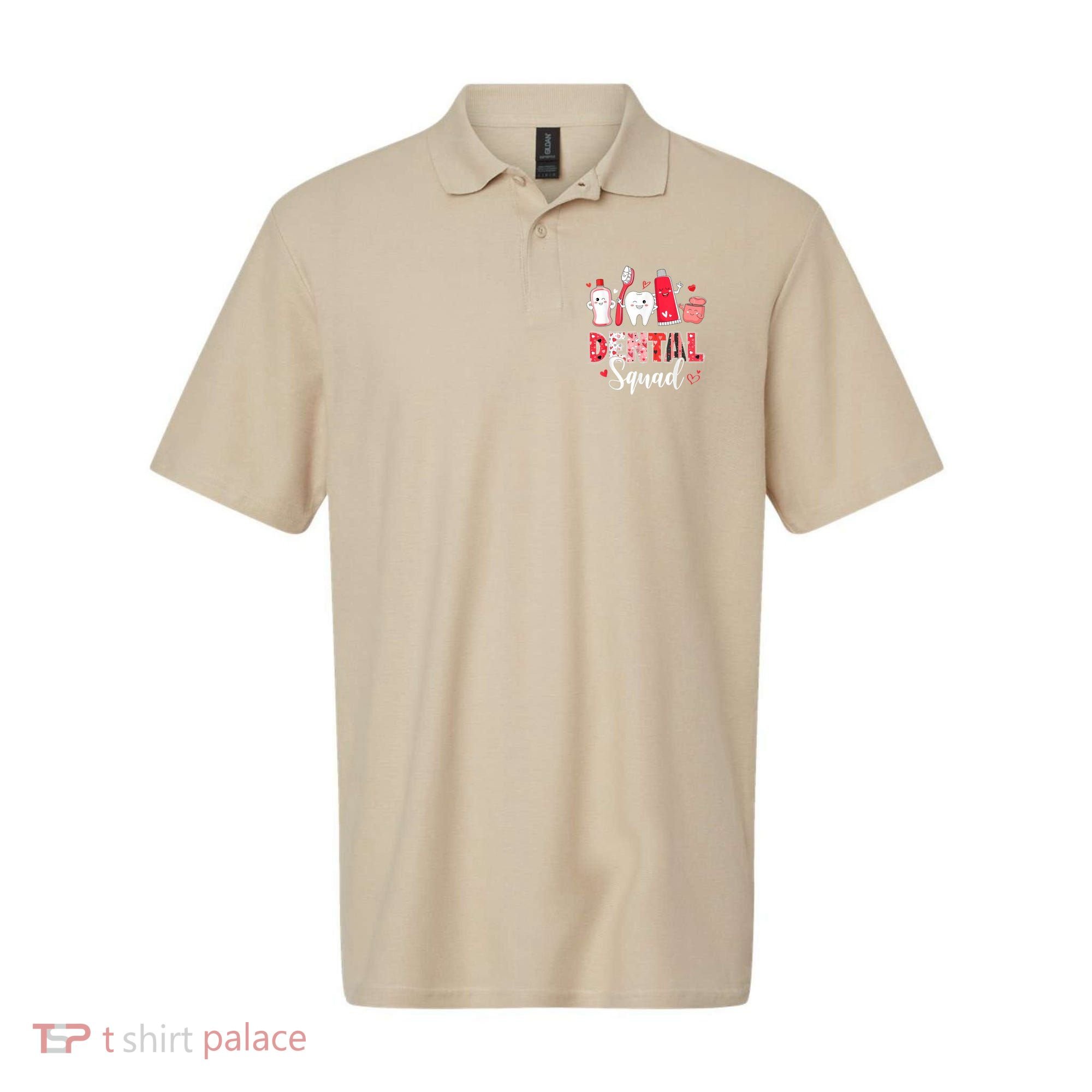 Dental Squad Dental Gift Assistant Dentist Happy Valentine's Day Gift Polo