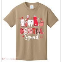 Dental Squad Dental Gift Assistant Dentist Happy Valentine's Day Gift Kids T-Shirt thumb 0