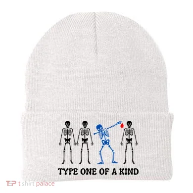 Dancing Skeleton Diabetes Beanie