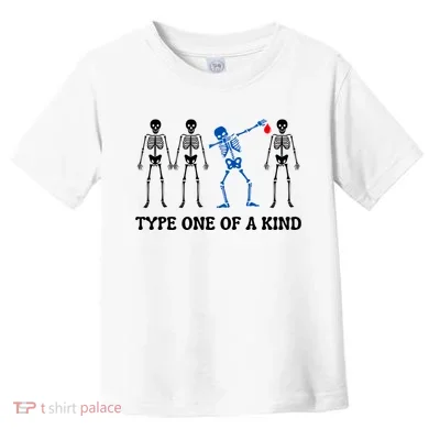 Dancing Skeleton Diabetes Toddler T-Shirt
