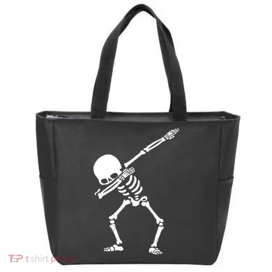 Dabbing Skeleton Tote Bag